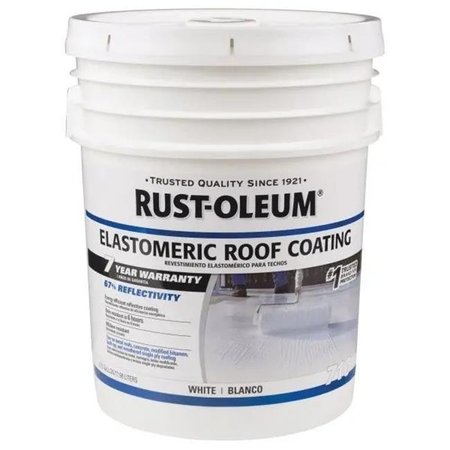RUST-OLEUM Rust-Oleum 267887 608 oz 7-Year Elastomeric Roof Coating; White 267887